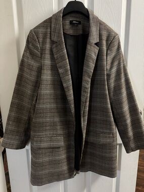 Brown Plaid Blazer